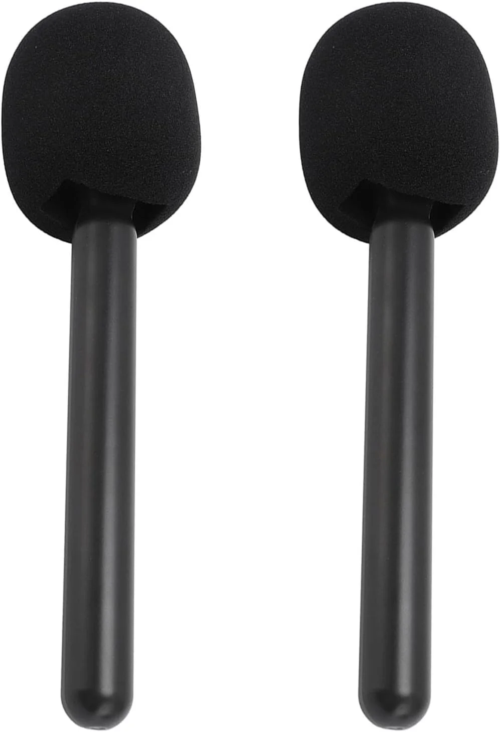 دو عدد پایه نگهدارنده میکروفون، نگهدارنده فرستنده بی سیم با فوم های محافظ باد، مناسب برای میکروفون 1 و 2، برای Hollyland Lark 150، برای G1، برای Movo