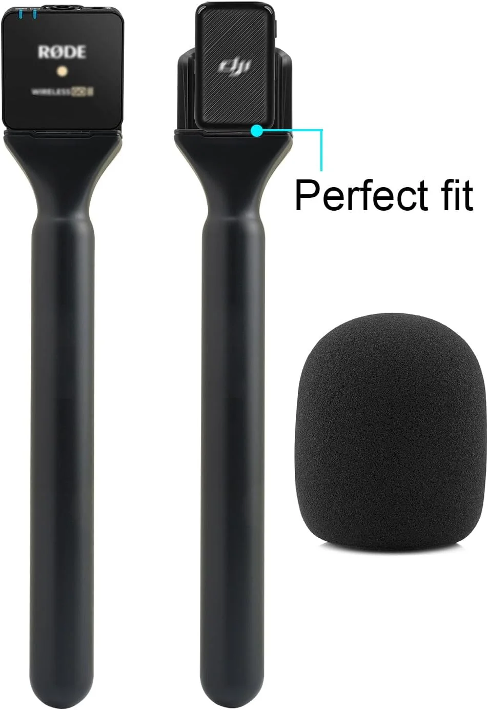 نگهدارنده میکروفون برای DJI Mic 1/2، پایه نگهدارنده میکروفون، آداپتور دستی جایگزین برای Rode Wireless GO II / 2 / ME/Pro، آداپتور لوازم جانبی پایه دسته میکروفون بی سیم 2 عددی نگهدارنده میکروفون برای DJI Mic 1/2، پایه نگهدارنده میکروفون، آداپتور دستی جایگزین برای Rode Wireless GO II / 2 / ME/Pro، آداپتور لوازم جانبی پایه دسته میکروفون بی سیم 2 عددی