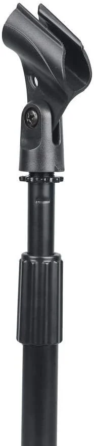 پایه میکروفون رومیزی eWINNER استودیو با گیره میکروفون و پایه آهنی سنگین/تاشو/جمع شونده و قابل تنظیم برای پخش زنده/پادکست/آواز/کامپیوتر/جلسات و سخنرانی ها