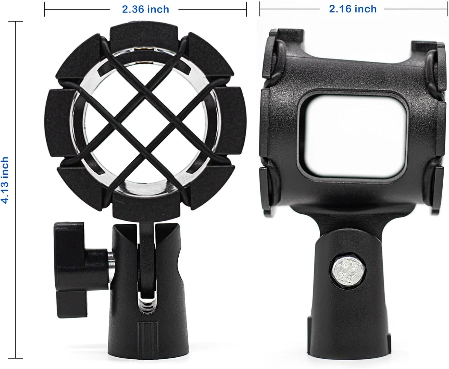 نگهدارنده لرزهگیر میکروفون یونیورسال Eggsnow برای AKG D230، Senheisser ME66، Rode NTG-2، NTG-1، Audio-Technica AT-875R و غیره نگهدارنده لرزهگیر میکروفون یونیورسال Eggsnow برای AKG D230، Senheisser ME66، Rode NTG-2، NTG-1، Audio-Technica AT-875R و غیره