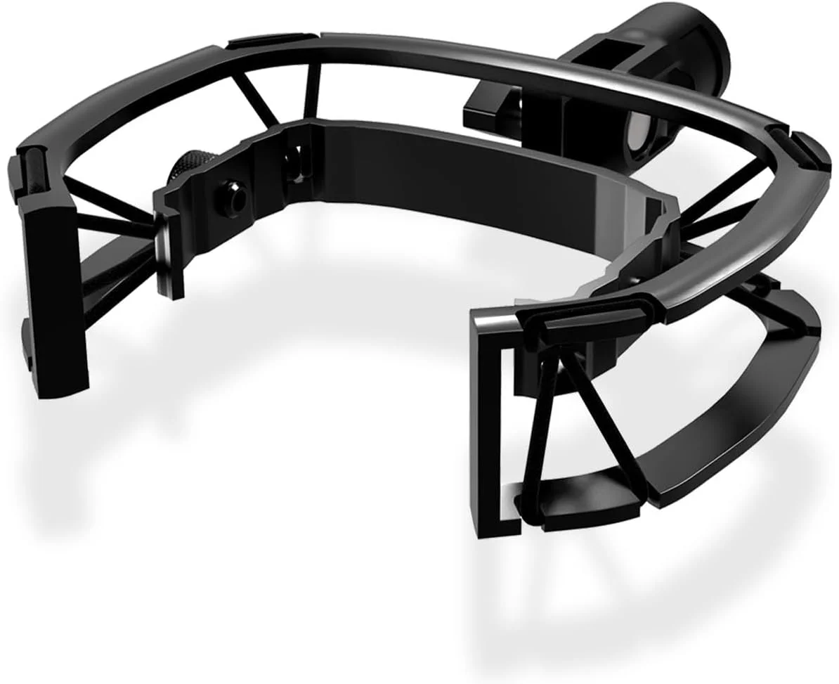 لرزه‌گیر میکروفون Wave، سازگار با میکروفون‌های Elgato Wave 1 و Wave 3، دارای قاب فلزی و طراحی سیستم تعلیق الاستیک تقویت‌شده، با آداپتور پیچ 3/8 اینچ یا 1/4 اینچ