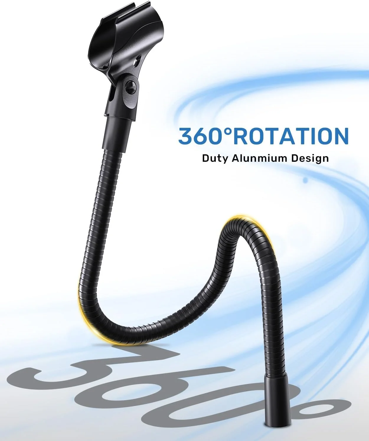 پایه میکروفون گردن غازی، 19 اینچ پایه میکروفون گردن غازی، 19 اینچ