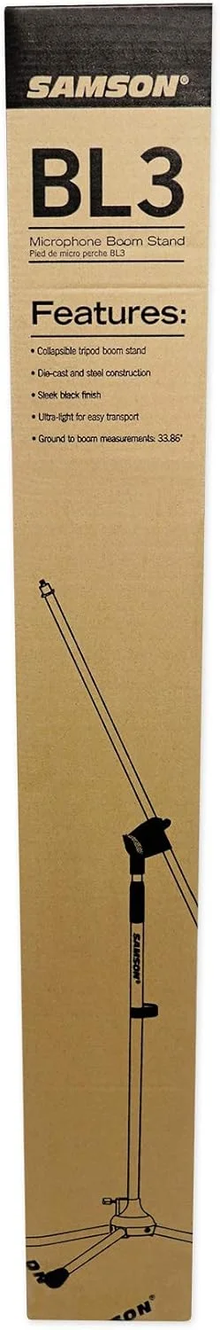 پایه میکروفون بوم فوق سبک Samson BL3
