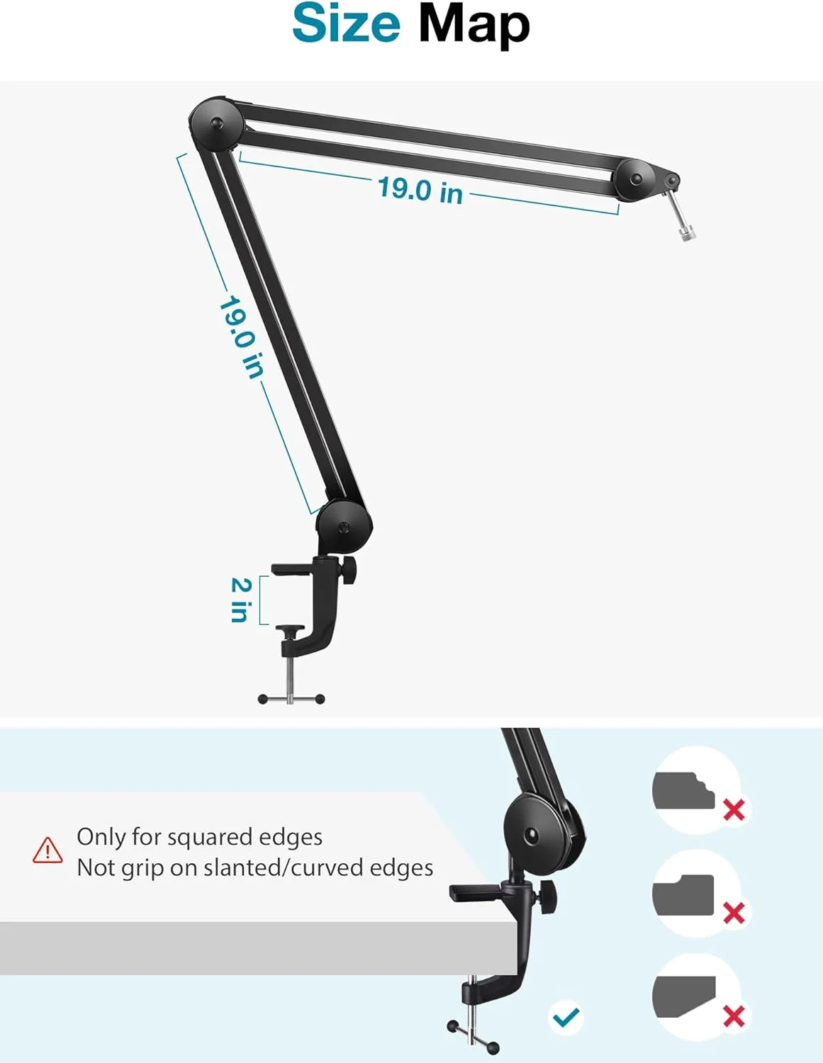 پایه میکروفون استودیویی بازویی قیچیشکل قابل تنظیم InnoGear با گیره میکروفون و فنر داخلی برای میکروفونهای Blue Yeti Snowball و Blue Yeti Nano پایه میکروفون استودیویی بازویی قیچیشکل قابل تنظیم InnoGear با گیره میکروفون و فنر داخلی برای میکروفونهای Blue Yeti Snowball و Blue Yeti Nano