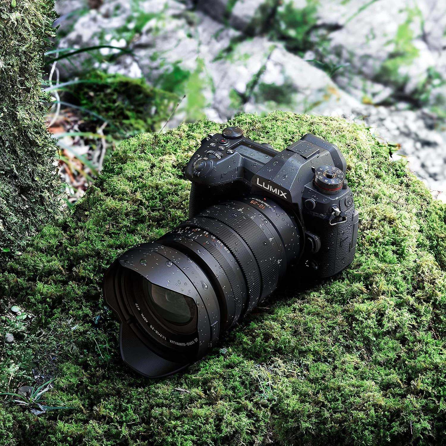 لنز پاناسونیک H-X1025E لایکا DG، زوم زاویه دید فوق عریض، 20-50 میلی‌متر (KB)، F1.7، محافظت در برابر گرد و غبار، محافظت در برابر پاشش آب، محافظت در برابر سرما