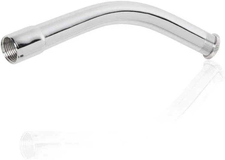 لوله اتصال زاویه دار 45 درجه اطلس ساند مدل AD19B با رزوه 5/8 اینچ - 27، کروم