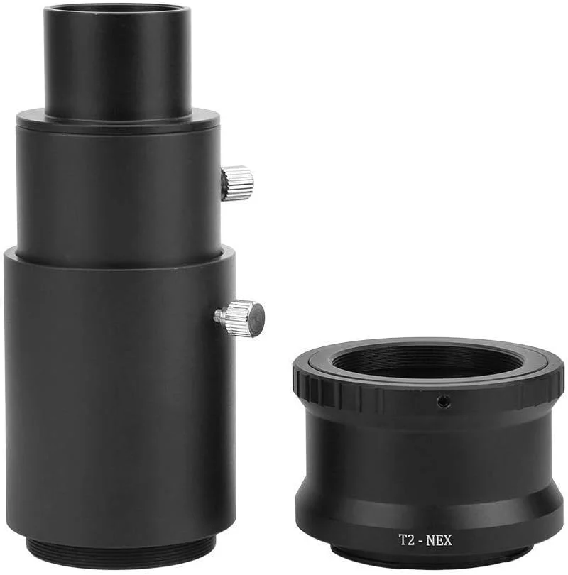 لوله افزایش طول تلسکوپ ۱.۲۵ اینچی تلسکوپی T2 M42*0.75 حلقه آداپتور تلسکوپ نجومی جایگزین برای دوربین های بدون آینه نیکون/کانن/سونی/فوجی فیلم/المپوس/سامسونگ