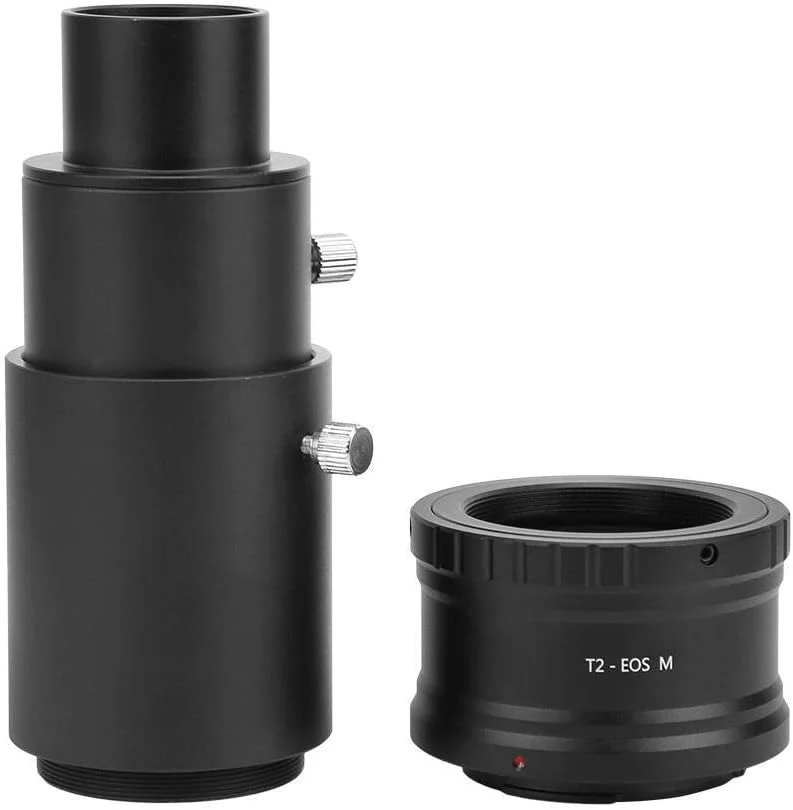 لوله افزایش طول تلسکوپ 1.25 اینچی، حلقه آداپتور تلسکوپ نجومی جایگزین T2 M42*0.75 برای دوربین های بدون آینه نیکون/کانن/سونی/ فوجی فیلم/المپوس/سامسونگ