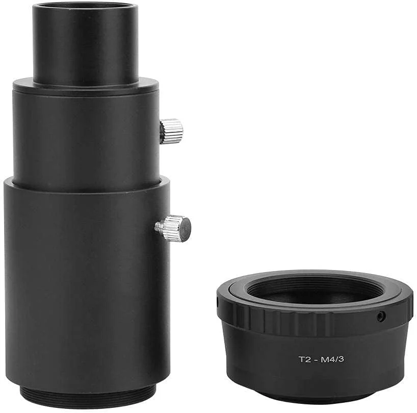 لوله افزایش طول تلسکوپ 1.25 اینچی تلسکوپی با حلقه آداپتور تلسکوپ نجومی T2 M42*0.75 جایگزین برای دوربین های بدون آینه نیکون/کانن/سونی/فوجی فیلم/المپوس/سامسونگ