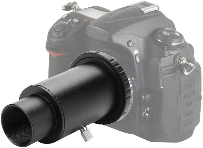 مجموعه حلقه آداپتور لوله افزایش طول تلسکوپ، حلقه آداپتور لنز مانت T با رزوه M42 با کنترل دستی دیافراگم، کیت لوله افزایش طول عکاسی ثابت برای دوربین نیکون