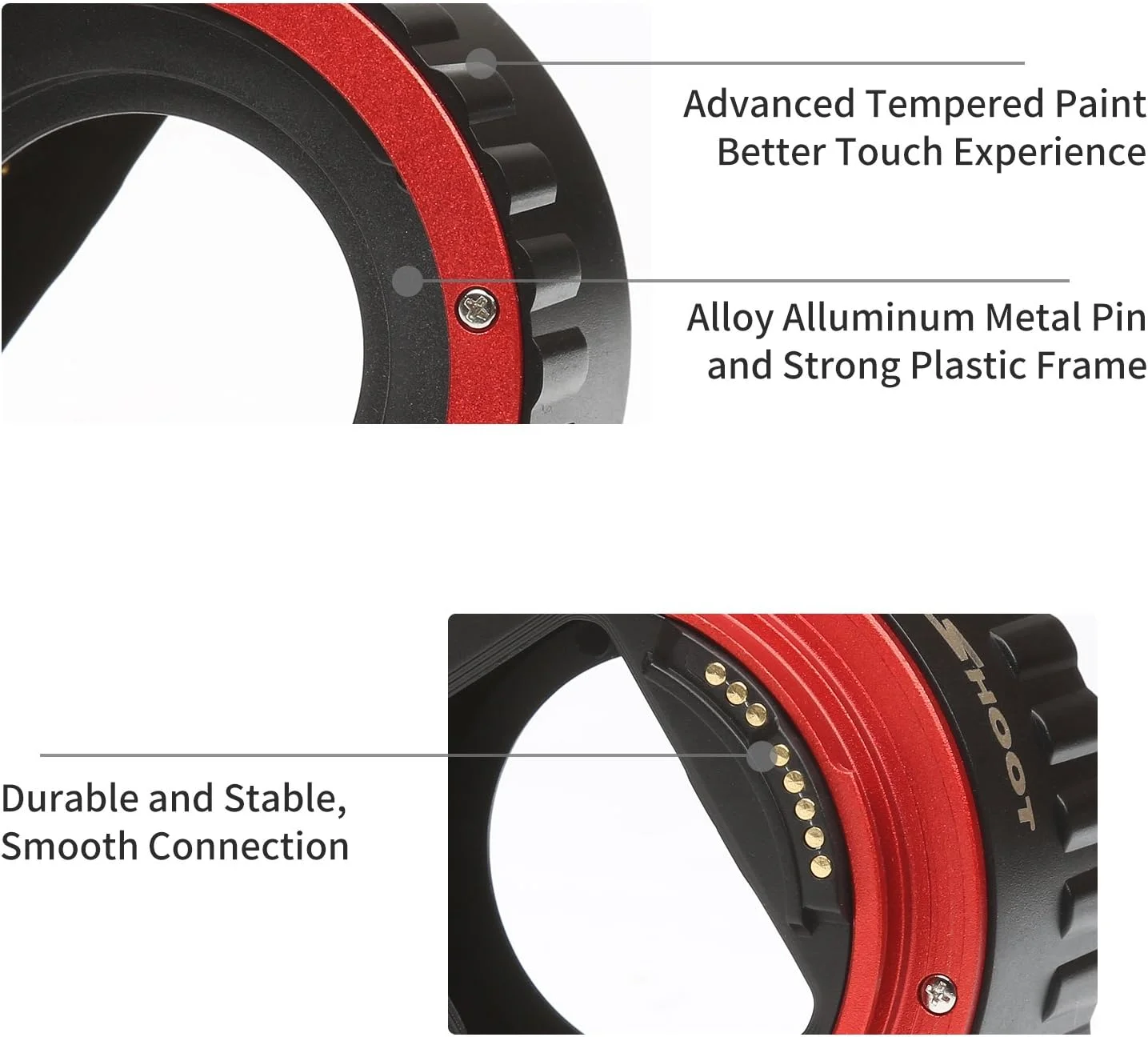 ست لوله افزایش دهنده ماکرو با فوکوس خودکار SHOOT AF برای دوربین های DSLR کانن EOS EF EF-S مدل های 1100D 700D 650D 600D 550D 500D 450D 400D 350D 300D 100D 70D