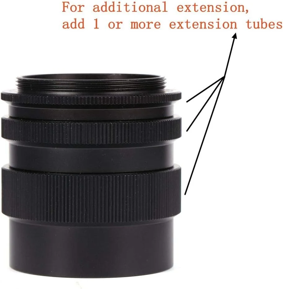 حلقه های لوله توسعه ماکرو با فوکوس خودکار Pomya برای مجموعه پیچ M42 42 میلی متری برای دوربین های SLR فیلم/دیجیتال