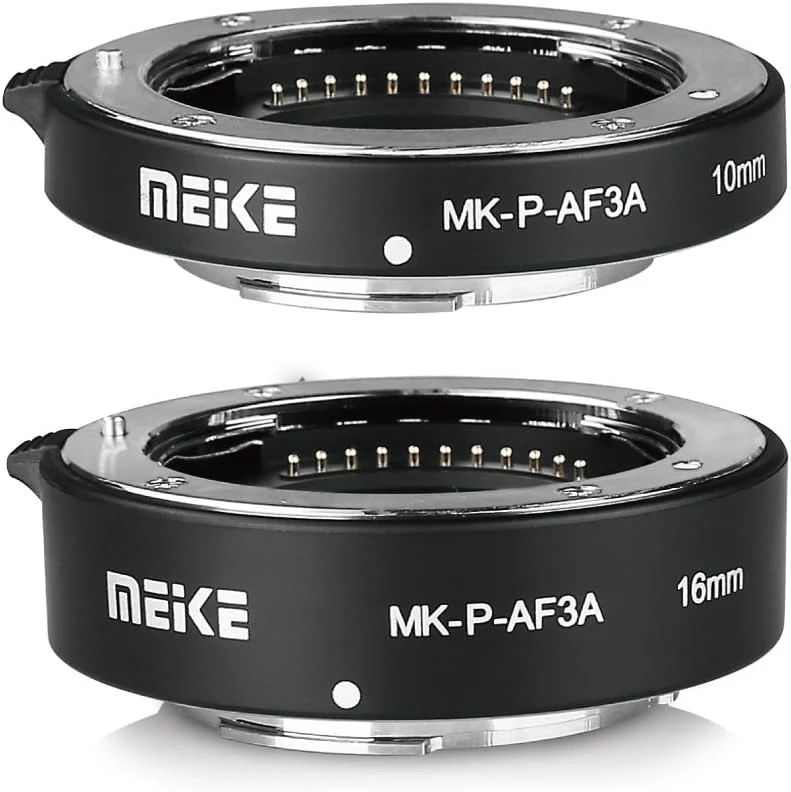 حلقه های افزایش فاصله MEIKE MK-P-AF3A مناسب دوربین های بدون آینه پاناسونیک/المپوس GF5 GF6 GM1 GM5 GX1 GX7 G3 E-P5 E-PM E-M1 E-M5 E-M10 E-PL5 E-PL6 E-PL7
