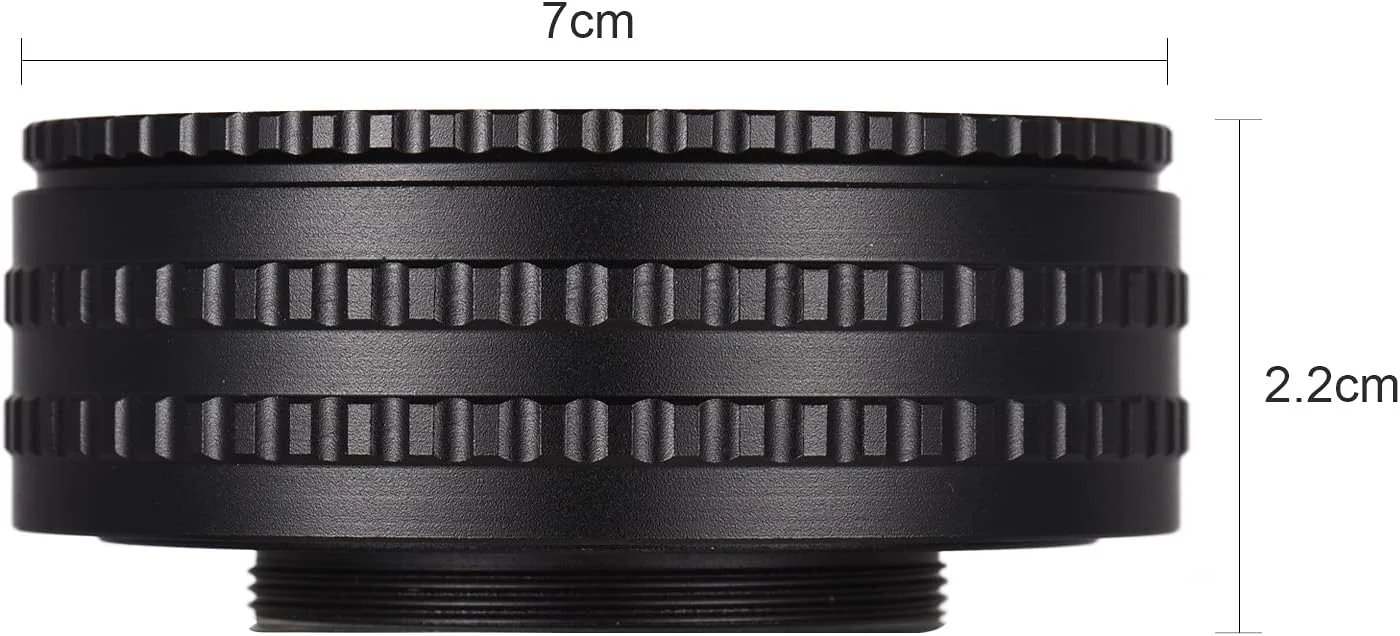 حلقه آداپتور لنز دوربین M52 به M42 مدل Pepisky M52-M42(17-31) 17mm-31mm، حلقه آداپتور فوکوس لنز هلیکوئیدی لوله اکستنشن ماکرو برای عکاسی ماکرو