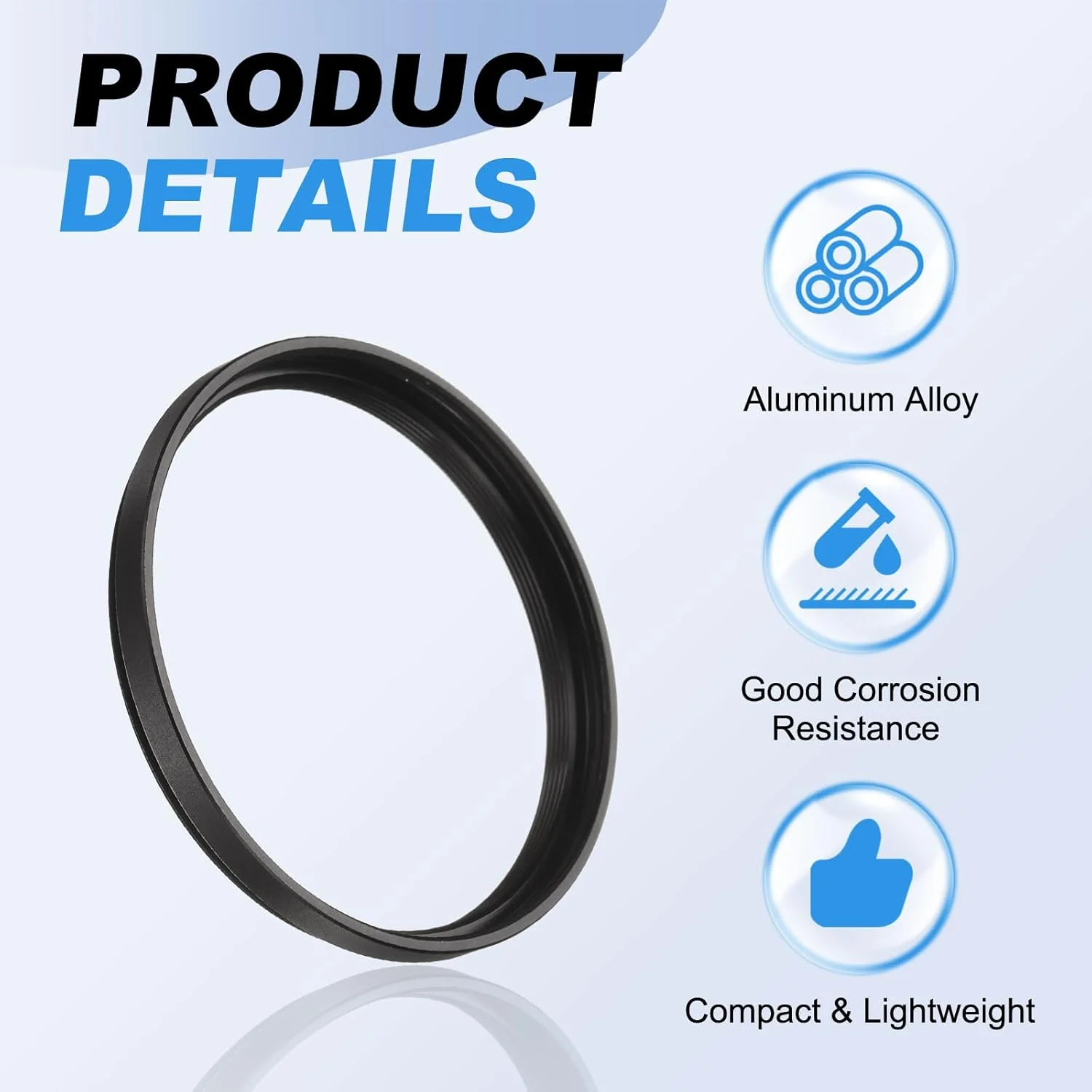 لوله افزایش طول تلسکوپ 3 میلیمتری PATIKIL، آلومینیومی آلیاژی با رزوه M42 x 0.75 میلیمتر در هر دو طرف، حلقه آداپتور لنز برای لوازم جانبی تلسکوپ چشمی دوربین، مشکی لوله افزایش طول تلسکوپ 3 میلیمتری PATIKIL، آلومینیومی آلیاژی با رزوه M42 x 0.75 میلیمتر در هر دو طرف، حلقه آداپتور لنز برای لوازم جانبی تلسکوپ چشمی دوربین، مشکی