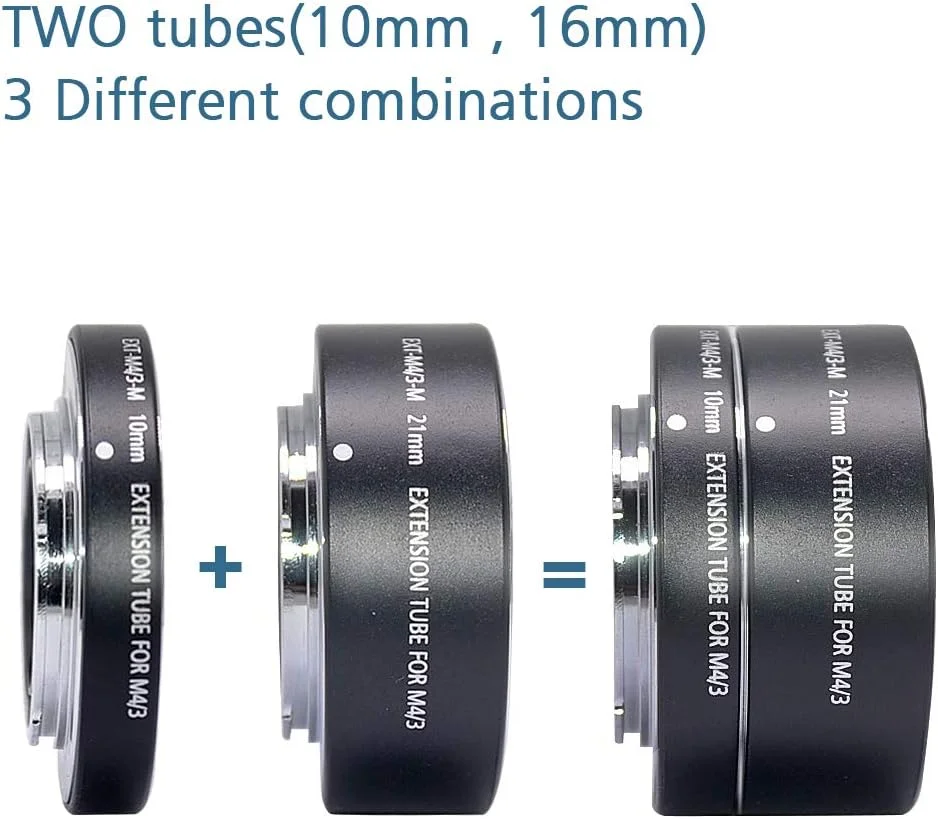 لوله افزایش طول ماکرو پلاستیکی فوکوس خودکار Mcoplus Meike DG برای دوربین های میکرو 4/3