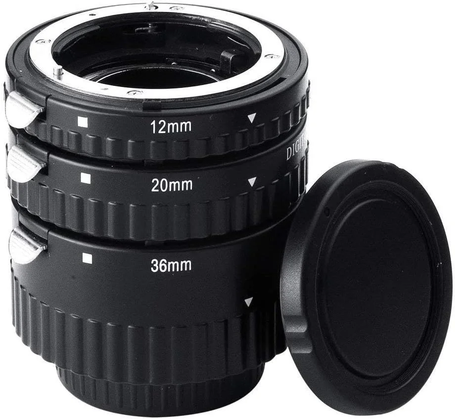 مجموعه لوله های افزایش فاصله ماکرو با فوکوس خودکار Mcoplus Extnp برای دوربین های نیکون AF AF-S DX FX SLR