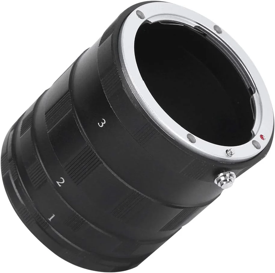 کیت لوله افزایش ماکرو برای دوربین های SLR فیلم و دیجیتال، 3 لوله افزایش 7 میلی متری، 14 میلی متری، 28 میلی متری، برای دوربین های با مانت AI