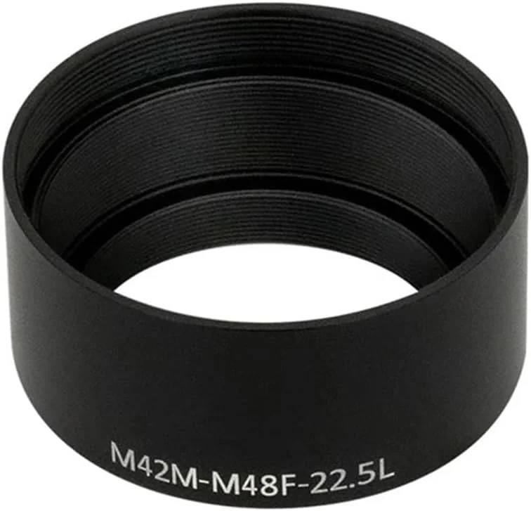 حلقه آداپتور لوله افزایش طول 22.5 میلی‌متری با رزوه M42M-M48F مناسب برای اتصال دوربین ASI2600 به چرخ 36 میلی‌متری