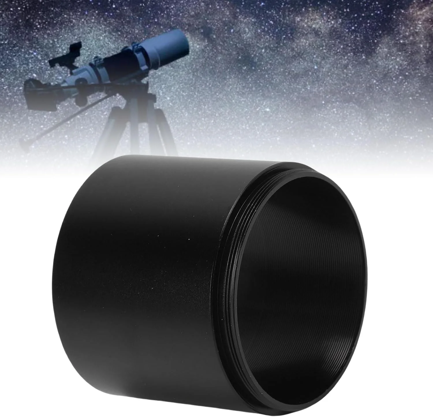 لوله افزایش طول تلسکوپ 40 میلی‌متری M48x0.75، آلیاژ آلومینیوم با پوشش ضد انعکاس برای تنظیم دقیق فاصله کانونی در عکاسی تلسکوپ نجومی