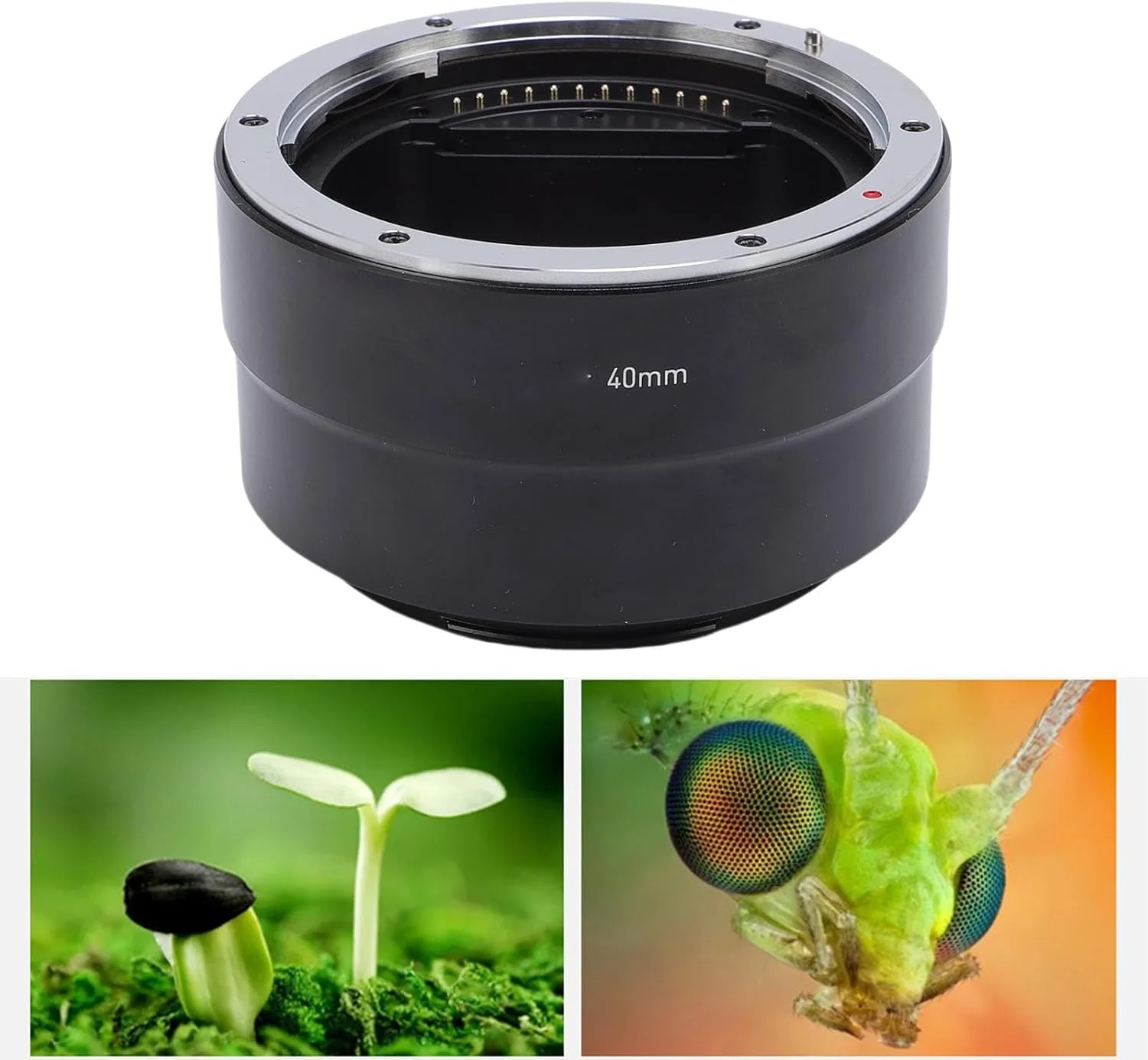 لوله افزایش طول ماکرو 40 میلی‌متری مناسب برای دوربین‌های GFX 100RF، 100SII، 100II، 100S، 50SII با مانت G و فوکوس خودکار