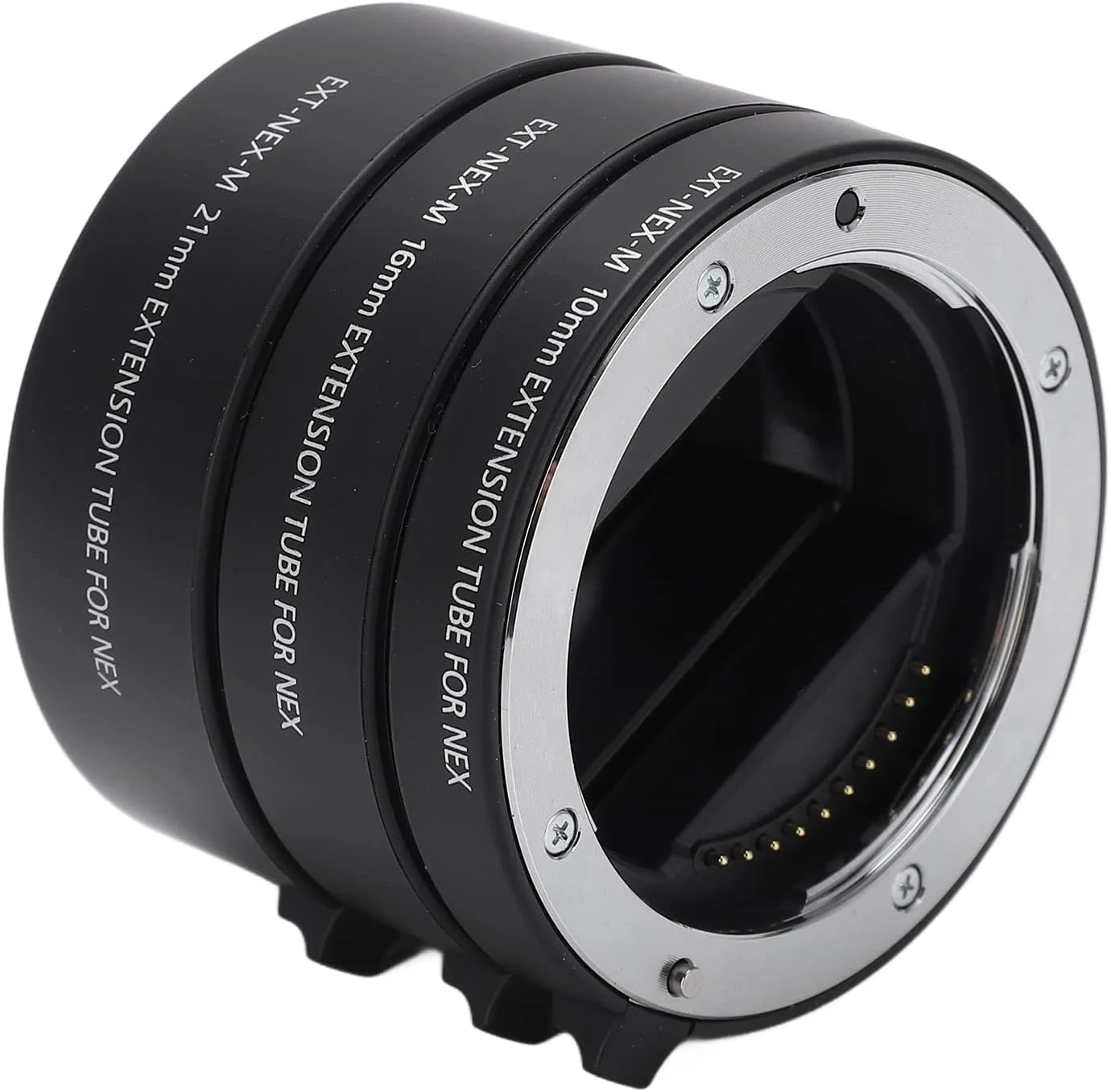آداپتور لوله افزایش طول ماکرو با فوکوس خودکار 10mm 16mm 21mm برای ابزار لنزهای E-Mount، لوازم جانبی فیلمبرداری