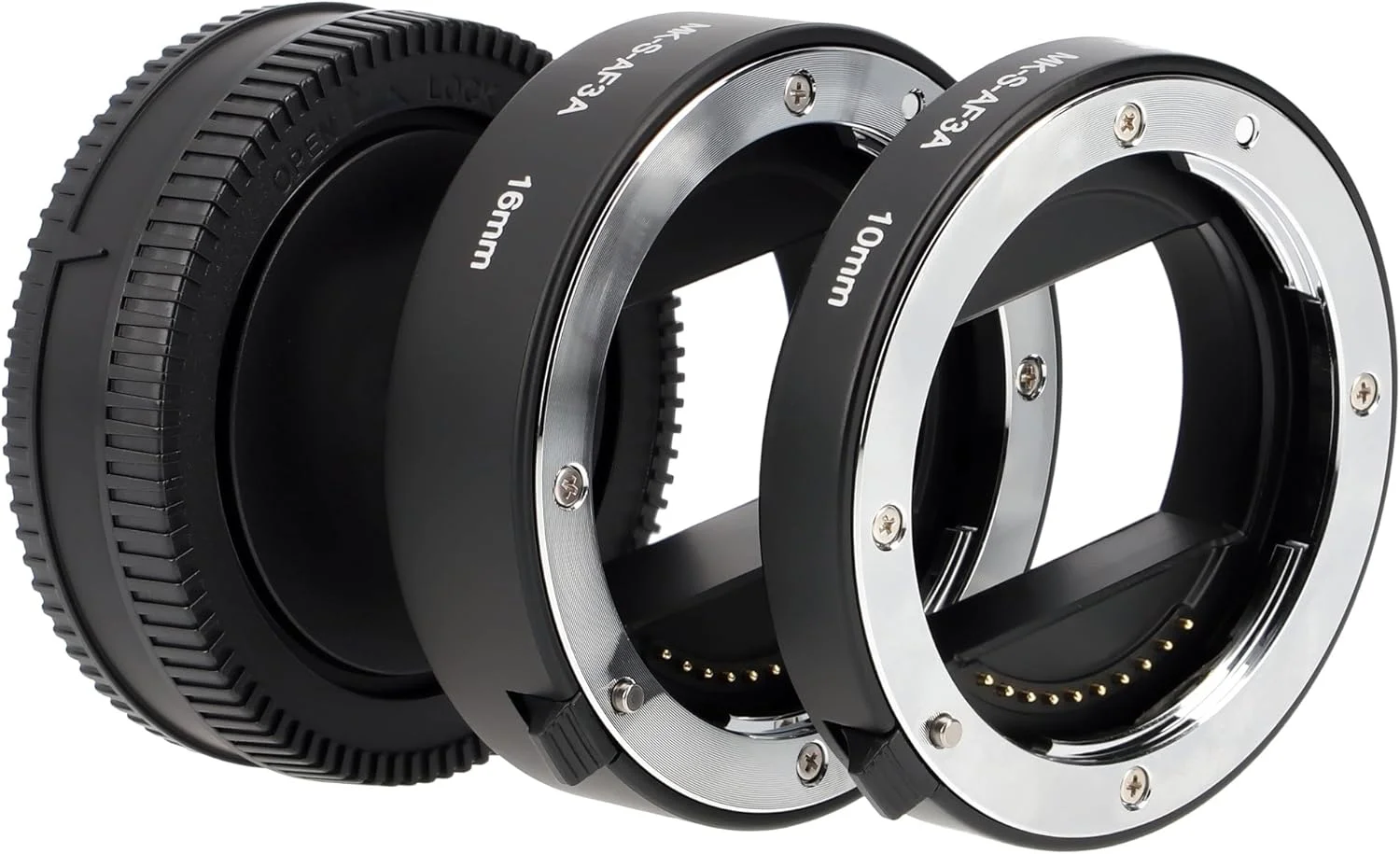 حلقه های فاصله دهنده ماکرو اتوماتیک Khalia-Foto برای Sony NEX/MK/EF-S مدل AF3B