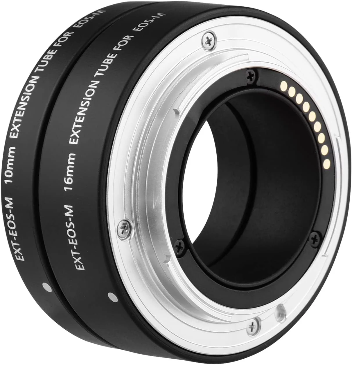 لوله افزایش طول خودکار HELEMIY DG-EOS M با اندازه های 10 و 16 میلی متر با فوکوس خودکار برای دوربین و لنزهای بدون آینه سری Canon EF-M