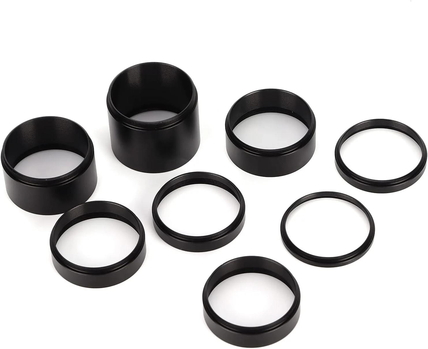 حلقه آداپتور لنز Haofy M42x0.75mm با آلیاژ آلومینیوم CNC ماشینکاری شده 8 عددی برای تلسکوپ های نجومی، عکاسی، میکروسکوپ