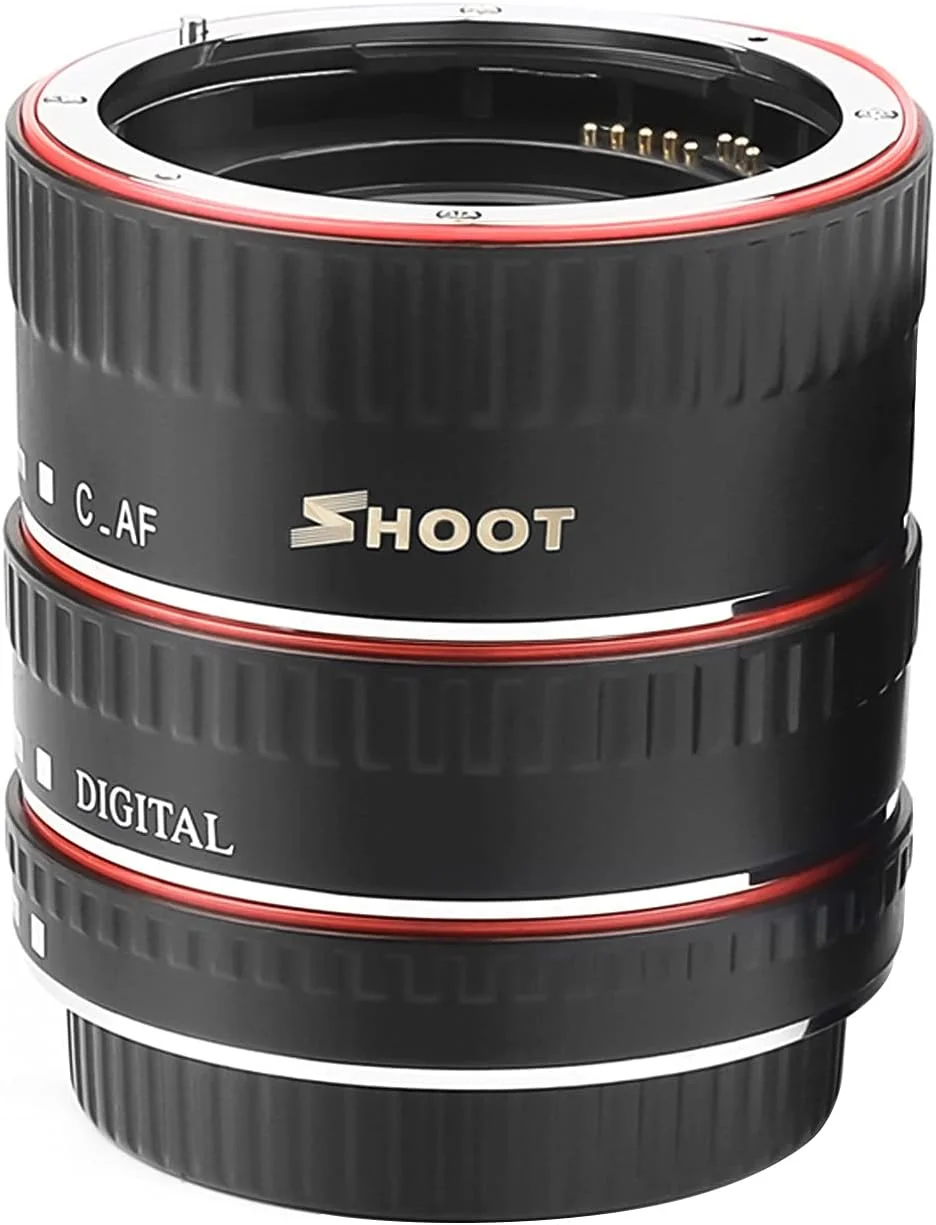 مجموعه حلقه آداپتور لوله افزایش طول ماکرو با فوکوس خودکار Irovami XT-364 13mm 21mm 31mm جایگزین برای لنزهای Canon EF/EF-S جایگزین برای Canon EOS