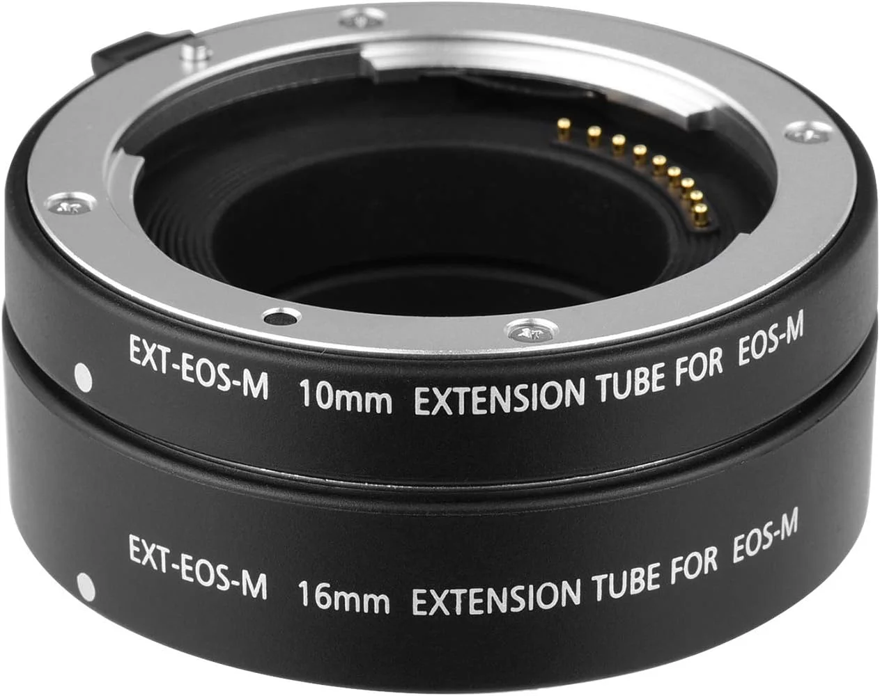 لوله افزایش طول خودکار HELEMIY DG-EOS M با اندازه های 10 و 16 میلی متر با فوکوس خودکار برای دوربین و لنزهای بدون آینه سری Canon EF-M