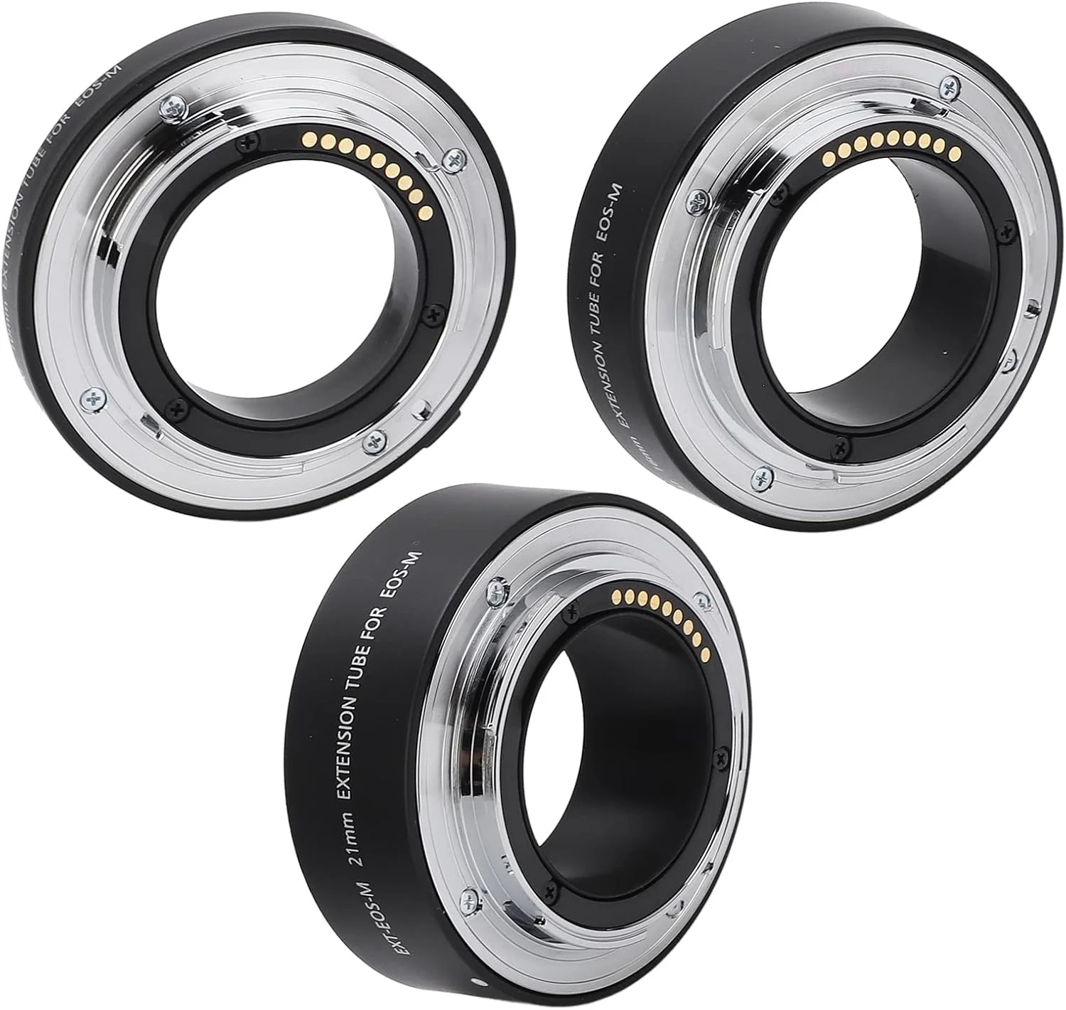 ست لوله افزایش فاصله کانونی، نصب آسان، مقاوم در برابر سایش، 10mm 16mm 21mm با قابلیت الکترونیکی برای مانت M