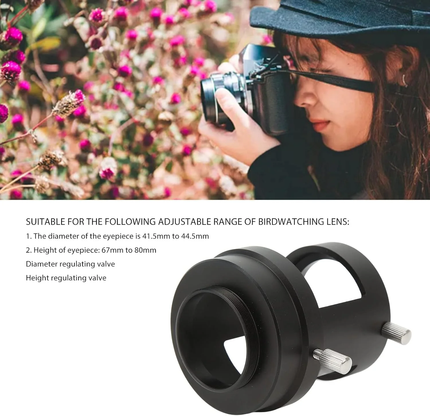 لوله افزایش طول دوربین GOWENIC با رزوه M42، آداپتور T2، لوازم جانبی لنز DSLR، مناسب برای تماشای پرندگان