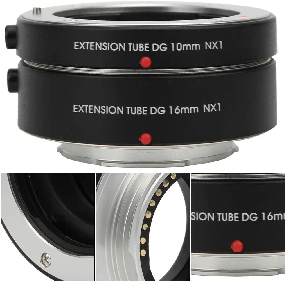 آداپتور لنز ماکرو GOWENIC، آداپتور لوله اکستنشن ماکرو با فوکوس خودکار الکترونیکی برای دوربین های SAMSUNG با مانت NX