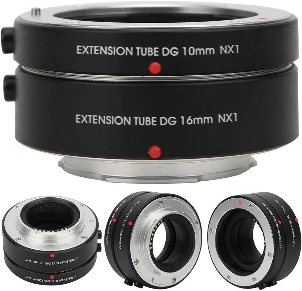 آداپتور لنز ماکرو GOWENIC، آداپتور لوله اکستنشن ماکرو با فوکوس خودکار الکترونیکی برای دوربین های SAMSUNG با مانت NX