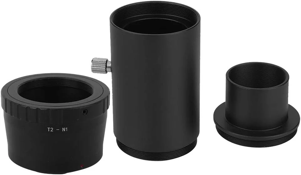 لوله افزایش طول تلسکوپ GOWENIC، آلیاژ آلومینیوم 1.25 M42 * 0.75mm با رابط T2 و N1 برای تلسکوپ