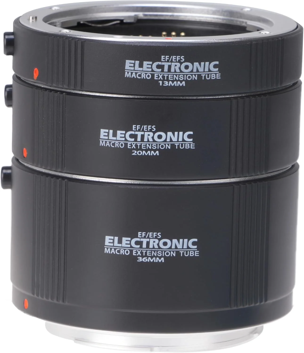FOTGA مجموعه لوله های افزایش طول ماکرو با فوکوس خودکار AF (13 میلی متر، 20 میلی متر، 36 میلی متر) مدل DG برای لنزهای Canon EOS EF EF-S و دوربین های DSLR مدل 7D Mark II, 5D IV III, 5Ds, 6D II, 200D, 850D, 800D, 760D, 90D, 80D, 77D