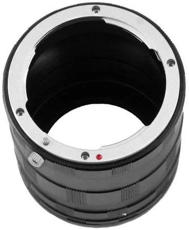 حلقه های اکستنشن ماکرو FocusFoto برای لنز دوربین های DSLR نیکون با مانت F مدل های D7500 D7200 D7100 D7000 D90 D810 D800 D800E D750 D700 D600 D3200 D5100 D5200 D5300 D5500 D5600 D4 D3 برای عکاسی از نمای نزدیک