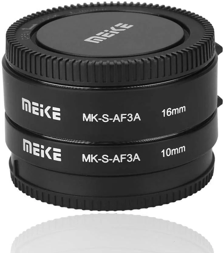 حلقه لوله افزایش طول خودکار جایگزین برای سونی، مجموعه لوله افزایش طول ماکرو 10 میلی‌متری 16 میلی‌متری جایگزین برای دوربین‌های سونی با مانت E