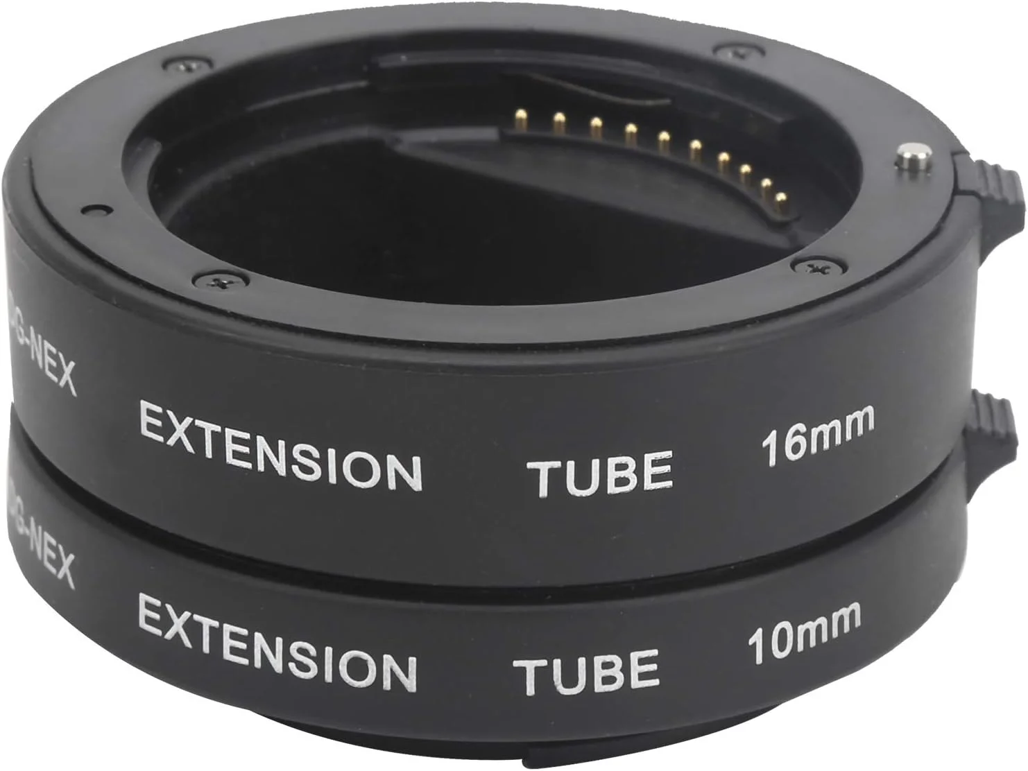 ست لوله افزایش طول، لوله افزایش طول 10mm+16mm با مانت NEX برای دوربین های سونی A3000/A6500/A6300/A6400/A6000/A5100/A5000