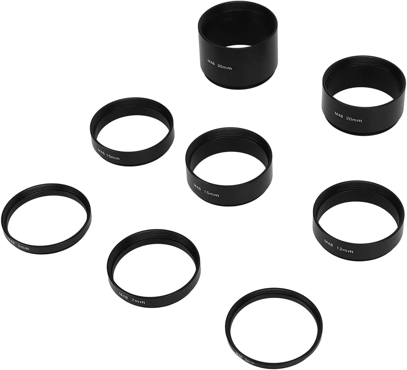 کیت لوله افزایش طول، حلقه افزایش دهنده سبک وزن و جمع و جور M48X0.75 برای عکاسی نجومی