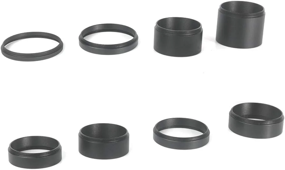 کیت لوله افزایش طول M42 با اندازه‌های 3/5/7/10/12/15/20/30 میلی‌متر M42X0.75 برای عکاسی نجومی حرفه‌ای