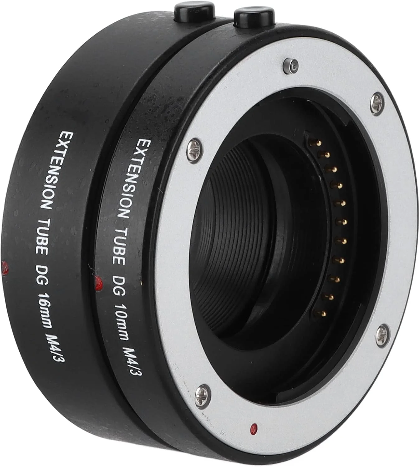 لوله افزایش طول ماکرو 10mm+16mm با فوکوس خودکار، آداپتور مبدل اتصال M4/3 با قابلیت فوکوس اتوماتیک برای نمای نزدیک