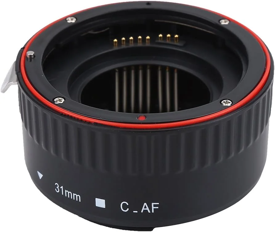 لوله افزایش طول RF، لوله افزایش طول EF، مجموعه آداپتور لنز ماکرو با فوکوس خودکار 10 × 8 × 8 برای مانت EF