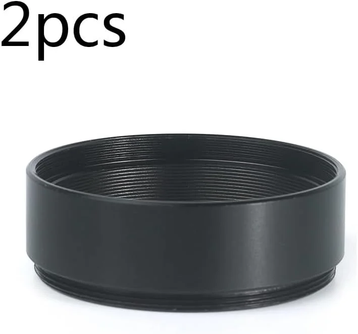 دو عدد لوله افزایش طول 12 میلی‌متری تلسکوپ نجومی برای عکاسی میکرو با رزوه T2