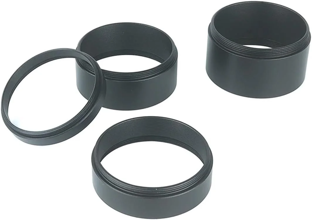 کیت لوله افزایش طول T2 با اندازه های 5، 10، 15 و 20 میلی متر و رزوه M42x0.75 برای عکاسی با تلسکوپ نجومی و حلقه افزایش طول T