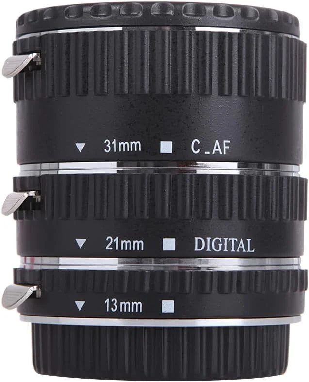 لوله افزایش طول لنز ماکرو، آداپتور حلقه اتوماتیک، لوازم جانبی جایگزین افزایش دهنده دهانه لنز برای دوربین EF EF-S