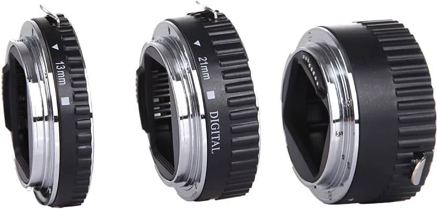 لوله افزایش طول لنز ماکرو، آداپتور حلقه اتوماتیک، لوازم جانبی جایگزین افزایش دهنده دهانه لنز برای دوربین EF EF-S