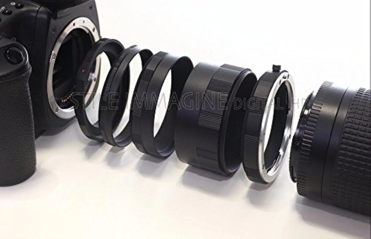 مجموعه لوله های افزایش طول 5 عددی سازگار با بدنه دوربین های کانن EOS برای ماکرو 100% سازگار