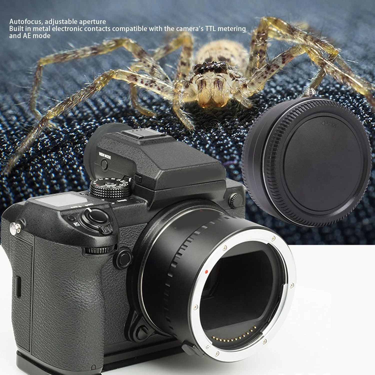 لوله ماکرو 18 میلیمتری با فوکوس خودکار Cryfokt، ساخته شده از آلیاژ آلومینیوم و مس برای دوربین لوله ماکرو 18 میلیمتری با فوکوس خودکار Cryfokt، ساخته شده از آلیاژ آلومینیوم و مس برای دوربین